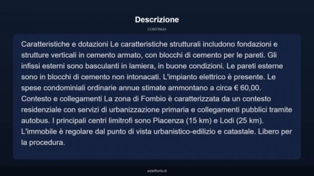 Immobile in asta di 13 m² in vendita a Fombio - Foto 5