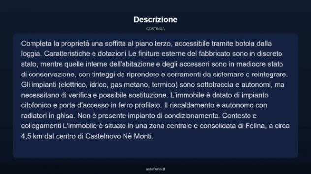 Immobile in asta di 143 m² con più di 5 locali in vendita a Castelnovo Ne' Monti - Foto 18