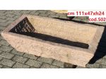 Antica vasca lavello fontana fioriera in pietra