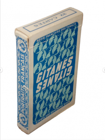 mazzo di 32 carte da gioco per poker bridge originale vintage GITANES ottimo - Foto 10