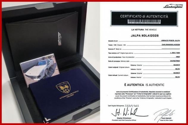 LAMBORGHINI Jalpa P 350 GTS |CERTIFICATA POLO STORICO LAMBORGHINI rif. 23829724 - Foto 2