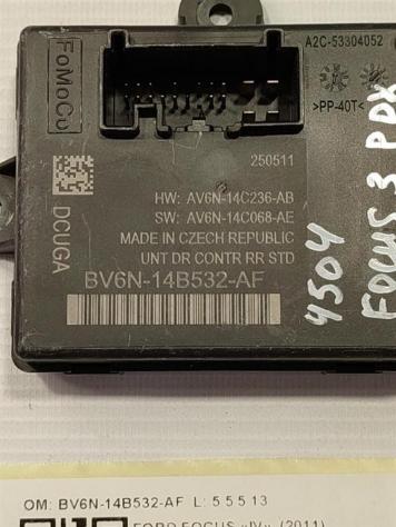 CENTRALINA PORTA POSTERIORE DX FORD Focus Berlina 4° Serie BV6N-14B532-AF (0811) - Foto 2