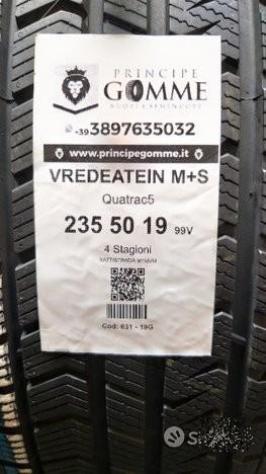 2 gomme 235 50 19 vredestein m+s a631 - Foto 2