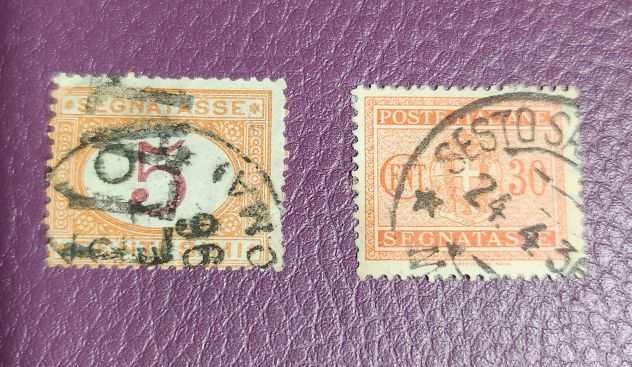 4 francobolli segnatasse