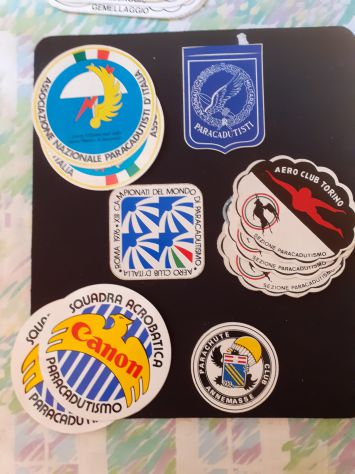 36 Adesivi Stickers Vintage anni 70 80 90 Paracadutismo Paracadutisti Aero Club - Foto 2