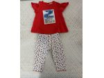 Completino Original Marines - Taglia 3-9 Mesi - Colore Rosso e Bianco