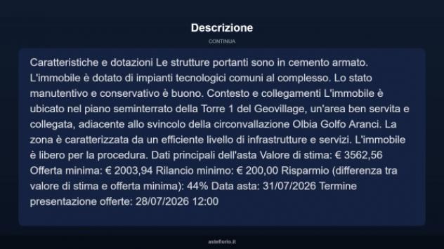 Immobile in asta di 13 m² in vendita a Olbia - Foto 10