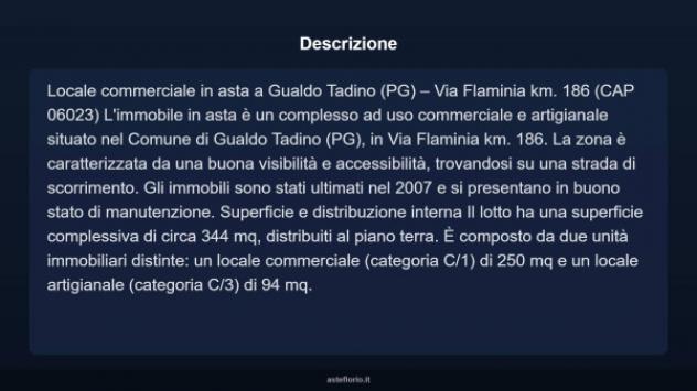 Immobile in asta di 344 m² in vendita a Gualdo Tadino - Foto 8