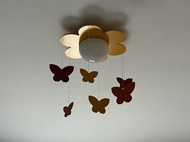 Lampadario farfalle a soffitto per cameretta bambini - Foto 2