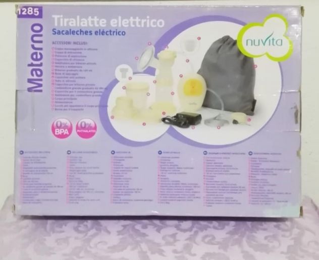 Tiralatte materno- elettrico con accessori + scarpette omaggio - Foto 2