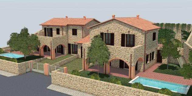 Villa in vendita a Guardistallo 140 mq Rif: 1035227