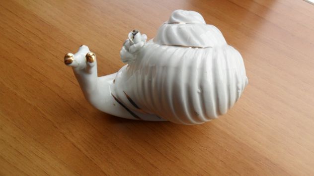 PORCELLANA CAPODIMONTE A FORMA DI LUMACA - - Foto 3