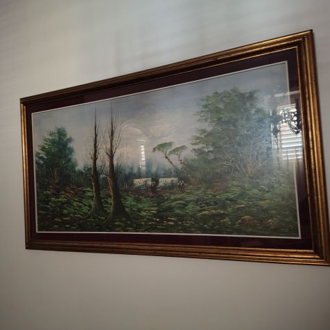 Quadro con cornice Bosco - Foto 3