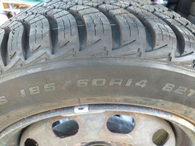 Cerchio in ferro 14 VW Polo Scoda Fabia gomma 185 60 R14 - Foto 4