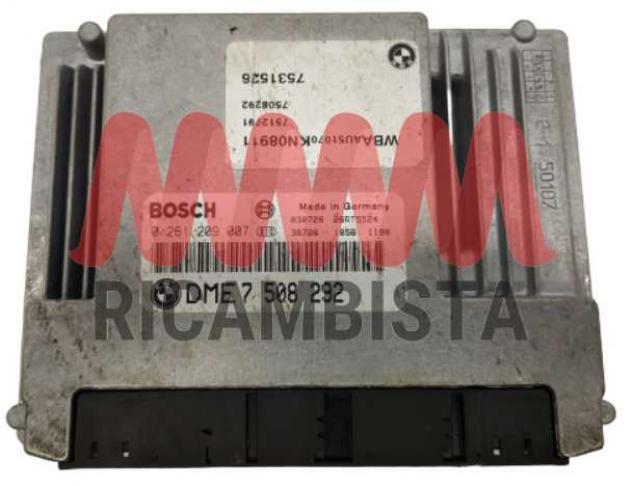 0261209007 BMW 316i 1.8 centralina motore Bosch