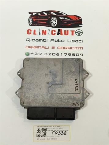 CENTRALINA MOTORE FIAT Panda 2° Serie 51775008 MJD6JF.S1 188A8000 diesel 1248 (0310) - Foto 3