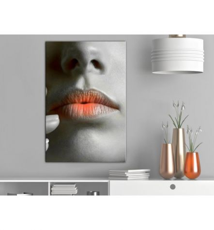 Quadro Con Due Labbra Sensuali - ARREDALACASA - Foto 2