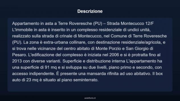 Immobile in asta di 91 m², box auto in vendita a Terre Roveresche - Foto 4