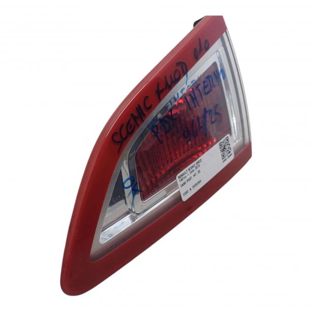STOP POSTERIORE DESTRO INTEGRATO NEL PORTELLO RENAULT Scenic X MOD 265500018R K9KJ8 (09) - Foto 3