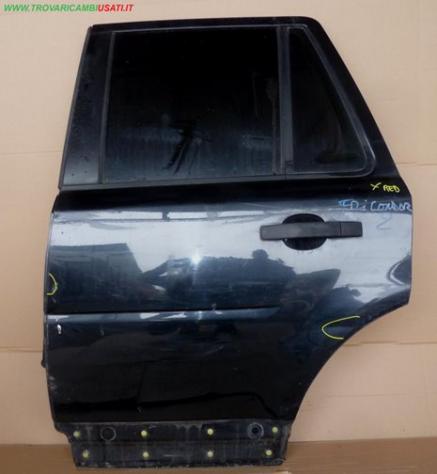 PORTA POST.S. NERO MET. C/ALZ. E SERR. VETRO SCURO (2 Sgn)  Carrozzeria  Lamierati esterni  Porte  Porta post. sx. LAND ROVER - FREELANDER 2 - 01-10-2