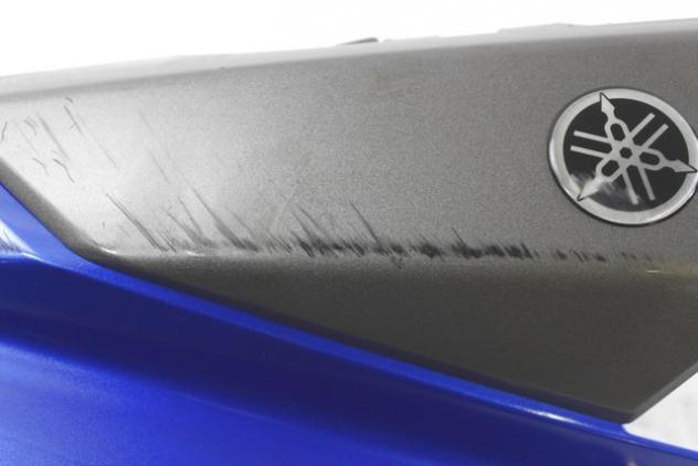 YAMAHA N-MAX 125 2DPF835100 CARENA ANTERIORE SINISTRA 15 - 20 FRONT LEFT FAIRING LEGGERI GRAFFI ATTACCO DANNEGGIATO - Foto 4