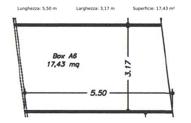 Via Giulio Braida – Box auto 17,4 mq, soppalcabile - Foto 3
