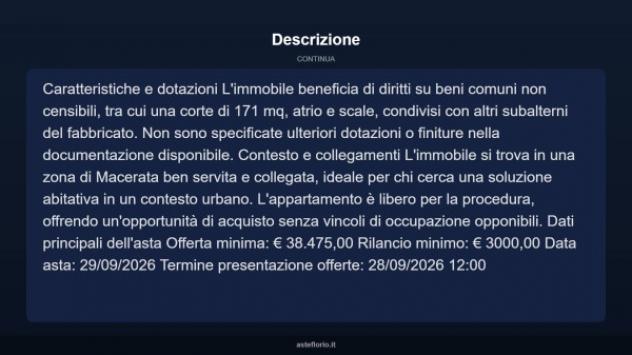 Immobile in asta di 133 m² in vendita a Macerata - Foto 5