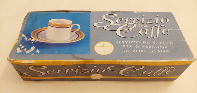 Vecchio Servizio da caffè per 6 persone in porcellana fine marchio Master - Foto 5