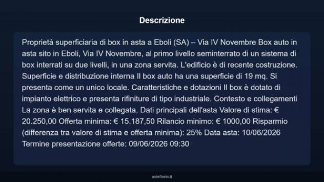 Immobile in asta di 19 m² in vendita a Eboli - Foto 7