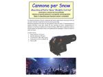 Macchina effetto NEVE