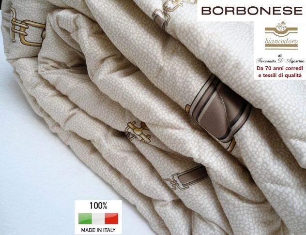 BORBONESE COPRILETTO QUILT TRAPUNTINO MATRIMONIALE CM. 270 X 270 - Foto 2
