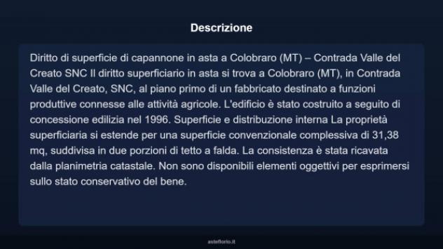 Immobile in asta di 31 m² in vendita a Colobraro - Foto 4