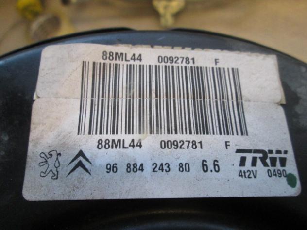 1609895380 SERVOFRENO TRW PEUGEOT 207 VAN 1.4 D 50KW 5M 3P (2010) RICAMBIO USATO 9688423480 1609895318 - Foto 2