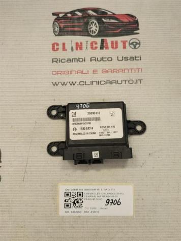 CENTRALINA SENSORI DI PARCHEGGIO CHEVROLET Orlando 1° Serie 20895116 0263004415 (1014)