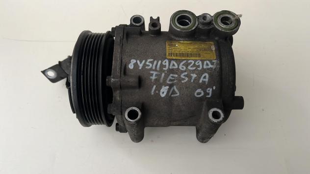 COMPRESSORE A/C FORD Fiesta 6° Serie 8V5119D629DF diesel 1.6 (0817)