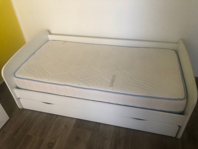Lettino Babydreams bianco + Materasso Magniflex - Foto 3