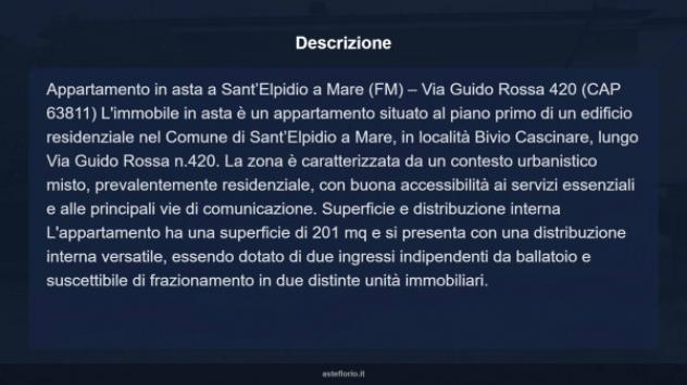 Immobile in asta di 201 m² con più di 5 locali in vendita a Sant'Elpidio a Mare - Foto 10
