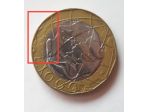 MONETA DA 1000 LIRE DELLA REPUBBLICA ITALIANA DEL 1997 - CON DIFETTO DI CONIO .-