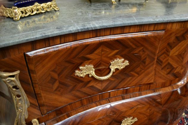 Commode-cassettone stile Luigi XV cm. 150 cm. - Foto 7