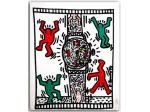 Quadro Keith Haring dipinto a mano pop art