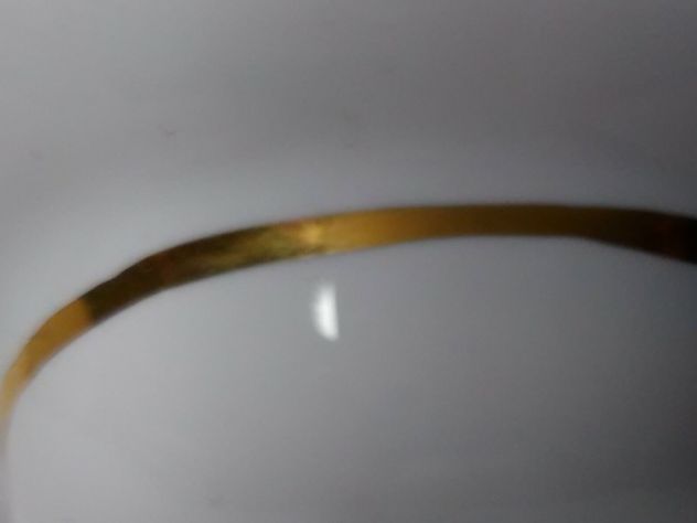 ACCENDINO DA TAVOLO FILLETTATO ORO ZECCHINO AN 60 - Foto 8