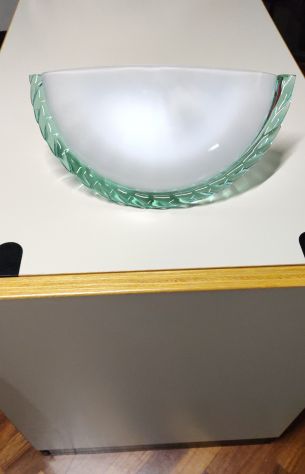 N. 2 Applique lampada parete in vetro come nuove