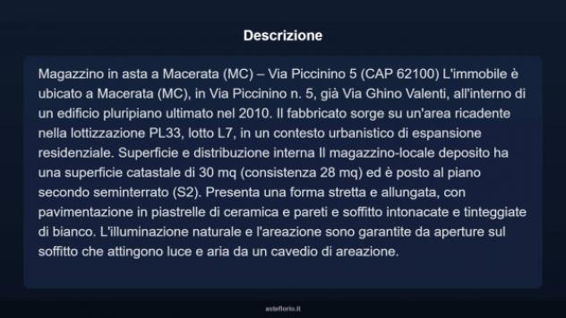 Immobile in asta di 30 m² in vendita a Macerata - Foto 5