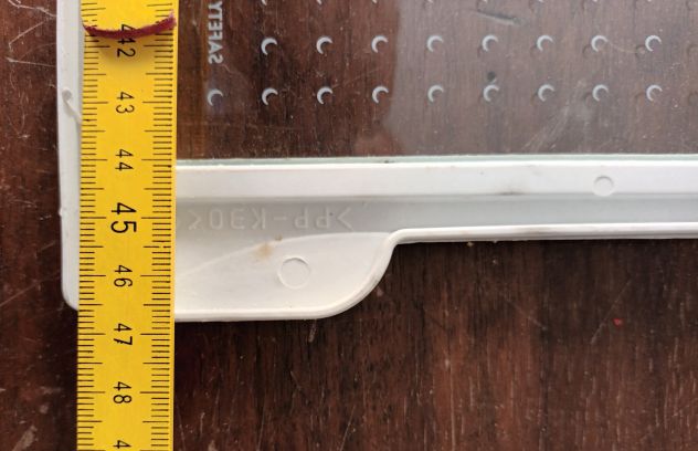 Ripiano vetro frigorifero Hotpoint Ariston Indesit Whirlpool ricambio originale - Foto 5