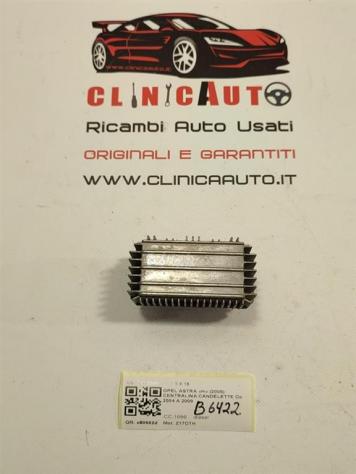 CENTRALINA CANDELETTE OPEL Astra H Berlina 09132691 Z17DTH diesel 1686 (0407) - Foto 4
