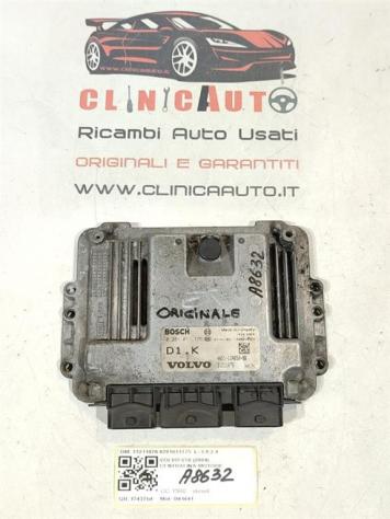 CENTRALINA MOTORE VOLVO V50 1° Serie 31211076 0281011775 4N51-12A650-BB D4164T diesel 1560 (0307)