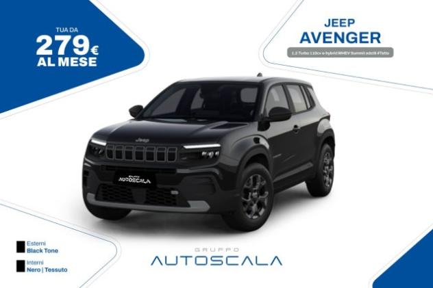 JEEP Avenger 1.2 Turbo 110cv e-hybrid MHEV Summit edct6 #Tetto rif. 24242354