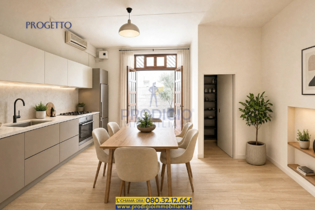 Piano terra con doppio ingresso a pochi passi dal porto in vendita a Molfetta - Foto 6