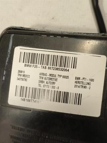 AIRBAG SEDILE DESTRO BMW X3 2° Serie 867238532064 N47D20C (10) - Foto 2