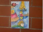 Quadretto 20 X 30, figure di fantasia